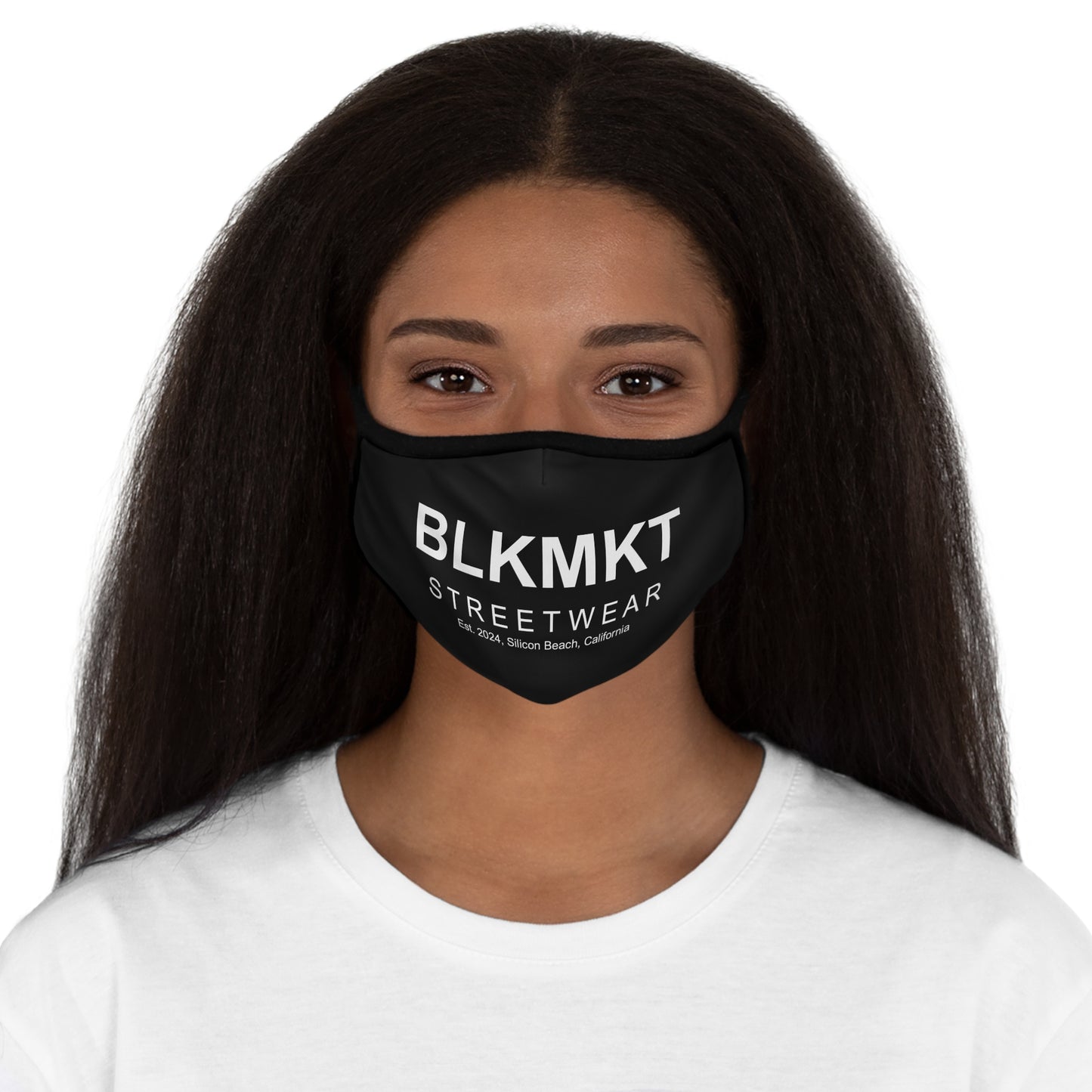 BLKMKT Streetwear™ Fitted Polyester Face Mask