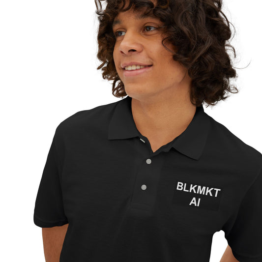 BLKMKT AI Men's Piqué Polo Shirt